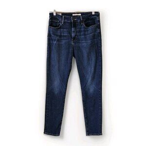 Levi's Jeans Womens 31 Blue Premium 721 High Rise Skinny Stretch Pockets Western